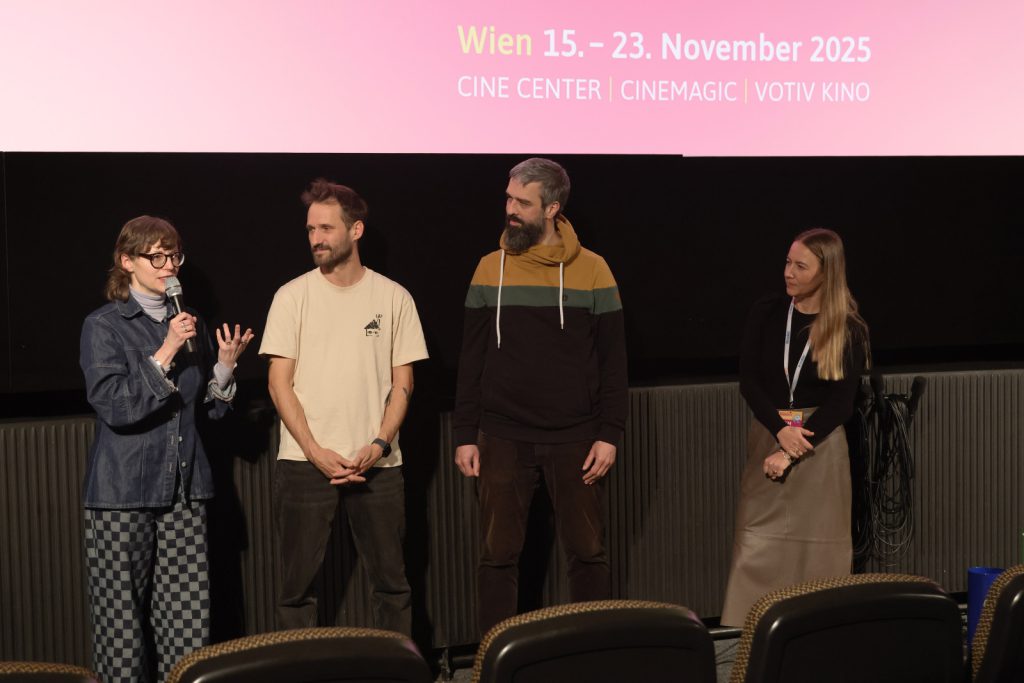 Claudia Slanar, David Wagner, Stefan Huber (Fachjury) und Festivalleiterin Ines Wagner
